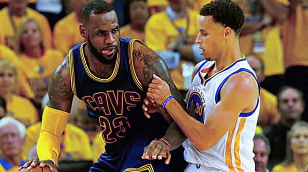 Lebron and Curry NBA players