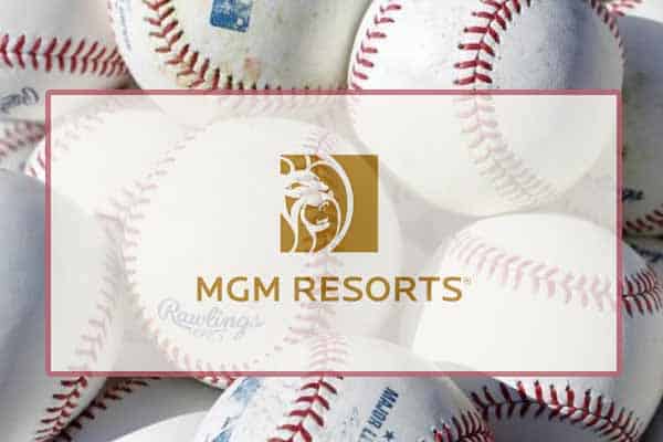 MGM logo with baseballs