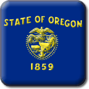 Oregon State Flag Icon