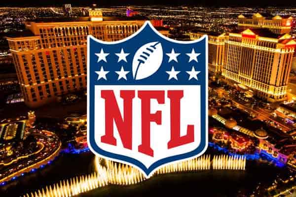 NFL logo in Vegas