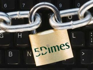 keyboard with 5dimes padlock and chains
