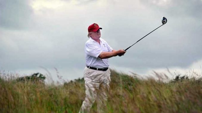 trump swing state betting odds show uphill battle for 2020 election donald trump playing golf