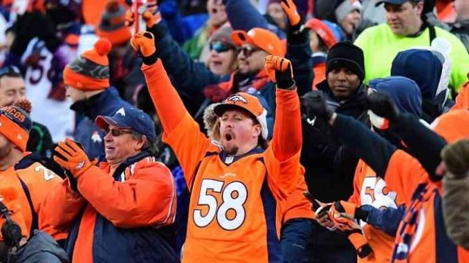 colorado sportsbooks set record in january but legal online sports betting cant match legal online casino gambling revenue denver broncos fan cheering in nfl crowd