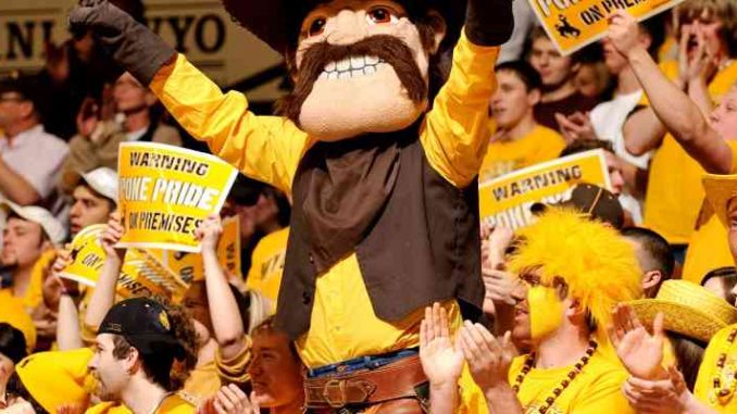 wyoming becomes first us state to legalize online sports betting with bitcoin and other cryptocurrencies university of wyoming cowboys mascot