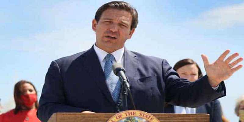 Florida Gov. DeSantis talks sports betting