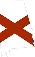 Alabama State Flag Icon