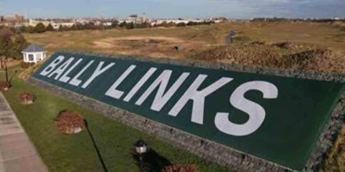 Bally Links logo on course